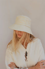 Load image into Gallery viewer, Wave Bucket Hat – Beige
